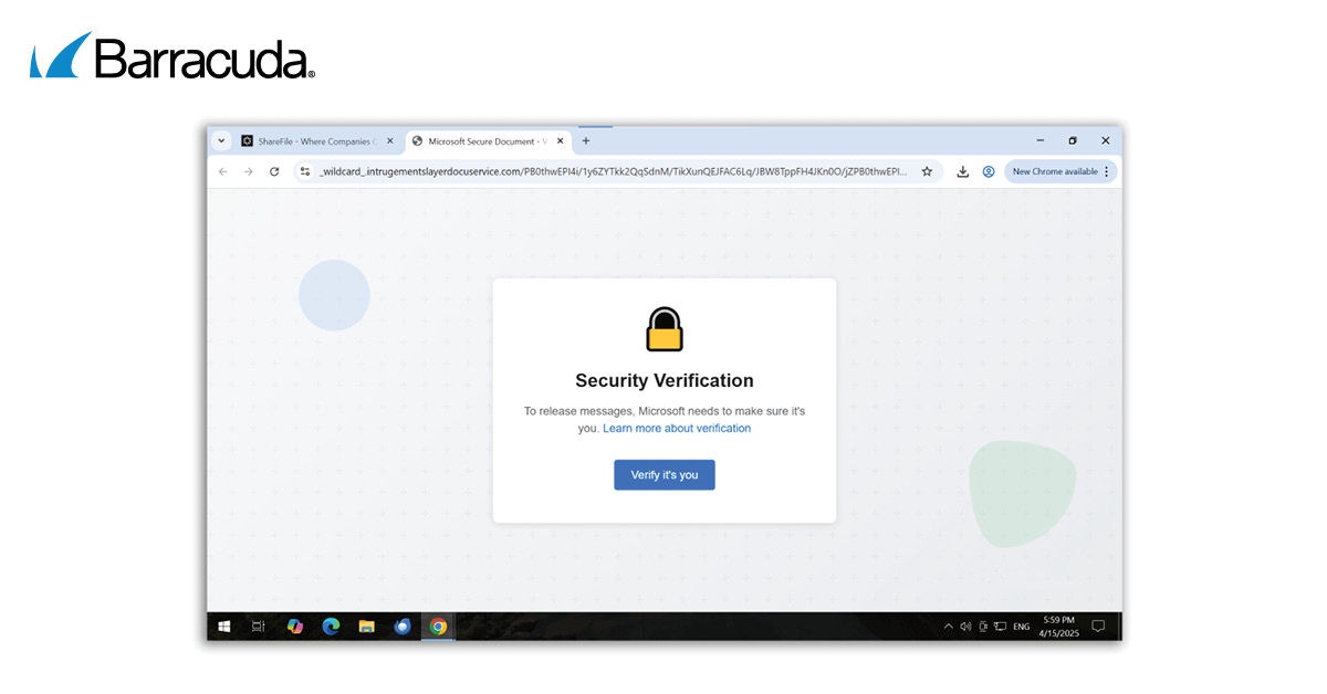 Fake security verification