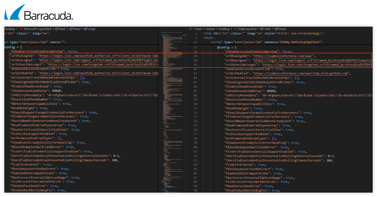 EvilProxy source code example